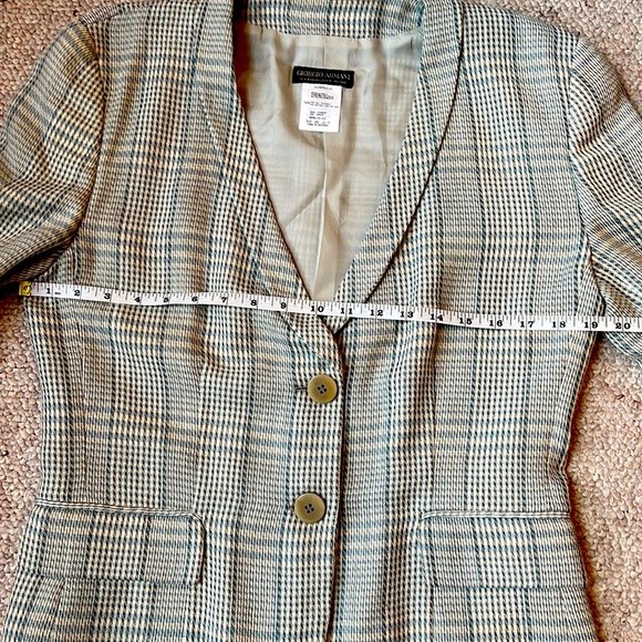 Vintage Giorgio Armani Italian wool blazer M (8) - Picture 7 of 10